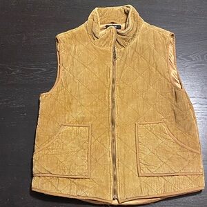 Wishlist Mustard Corduroy Vest
